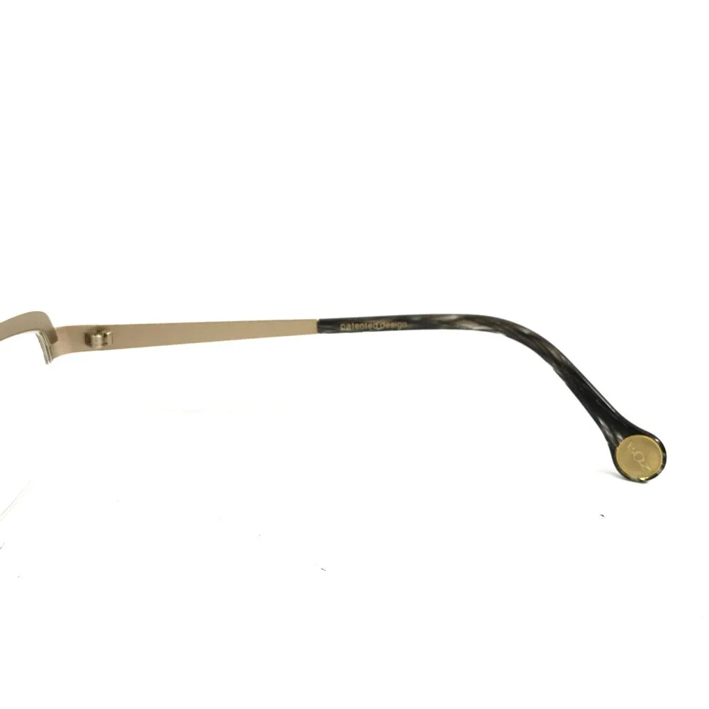 BOZ Eyeglasses Frames VIOLET 0050 Black Gilded Gold Cat Eye 53-17-140